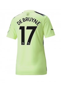 Fotbalové Dres Manchester City Kevin De Bruyne #17 Dámské Třetí Oblečení 2022-23 Krátký Rukáv